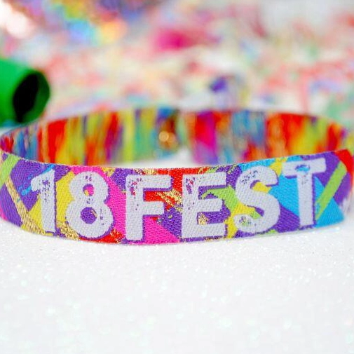 Bracelets de festival de fête du 18e anniversaire