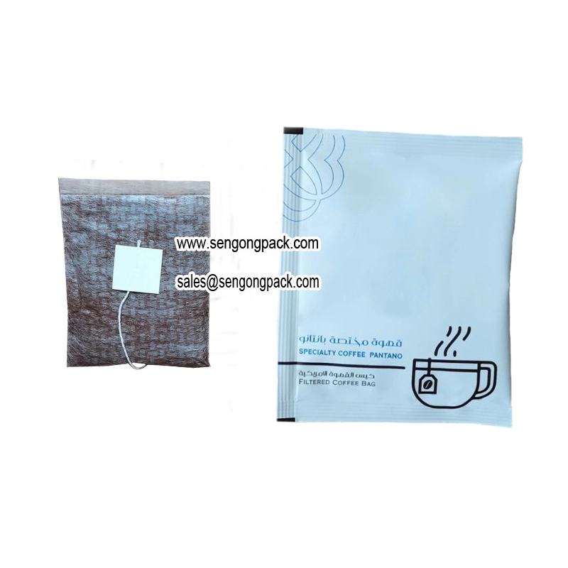 Filtres biodégradables C19H PLA PLA pour machine à emballer des sacs de café goutte à goutte