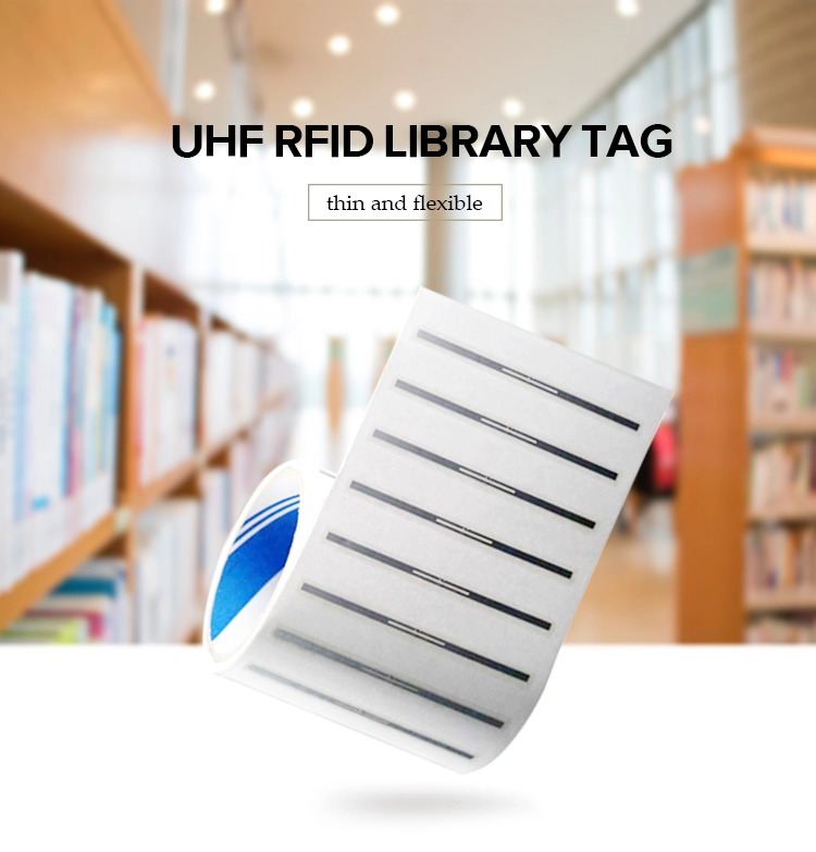 Étiquette antivol pour gestion de livres, 860-960MHz, autocollant rfid, étiquette Rfid pour bibliothèque