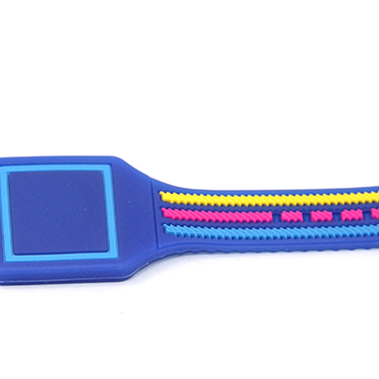Bracelet intelligent rfid en relief bracelet en silicone coloré