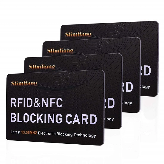 Carte de blocage RFID pour la protection des cartes bancaires