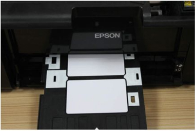 Carte à puce imprimable en PVC à jet d'encre, carte IC de Contact pour EPSON