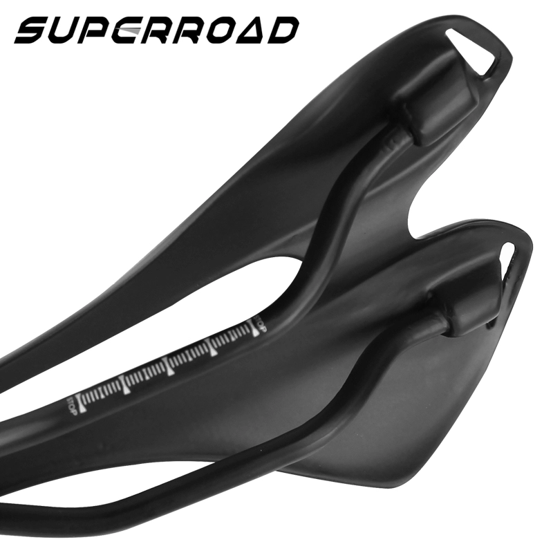 Selle de vélo à arc ovale en carbone pour vélo de route VTT