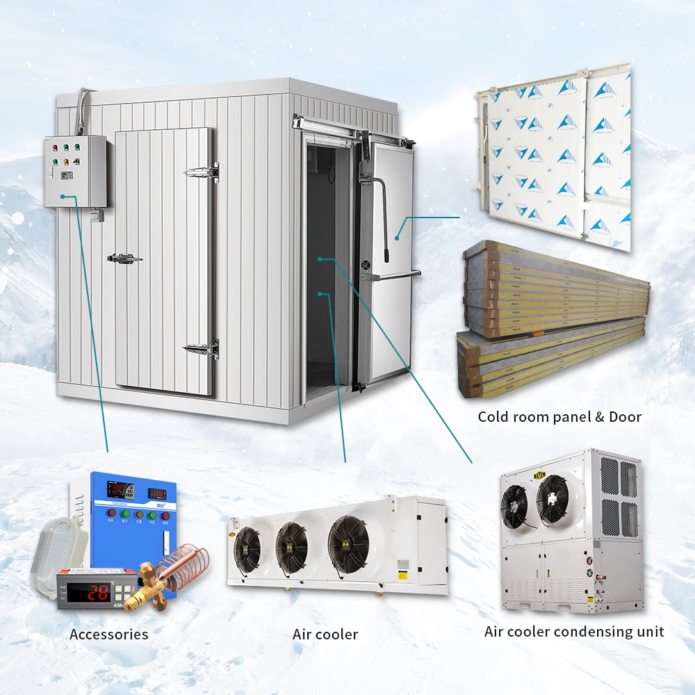 Fournisseur d'équipement de réfrigération de système de refroidissement d'entrepôt frigorifique