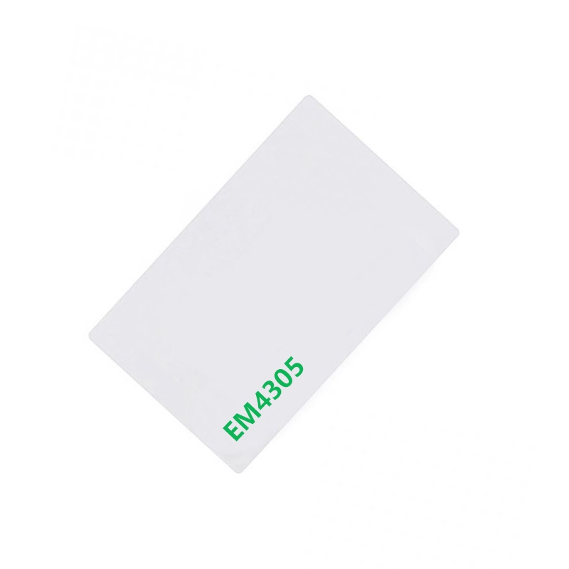 Cartes à puce blanches blanches 125KHz EM4305 RFID