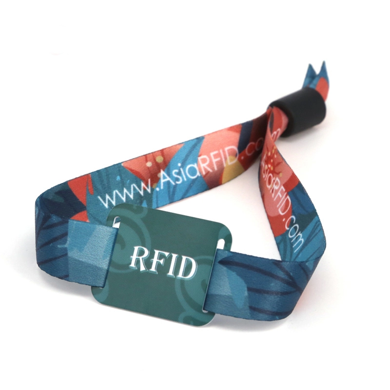 Identification de bracelet tissée par RFID Ntag213 pour des événements