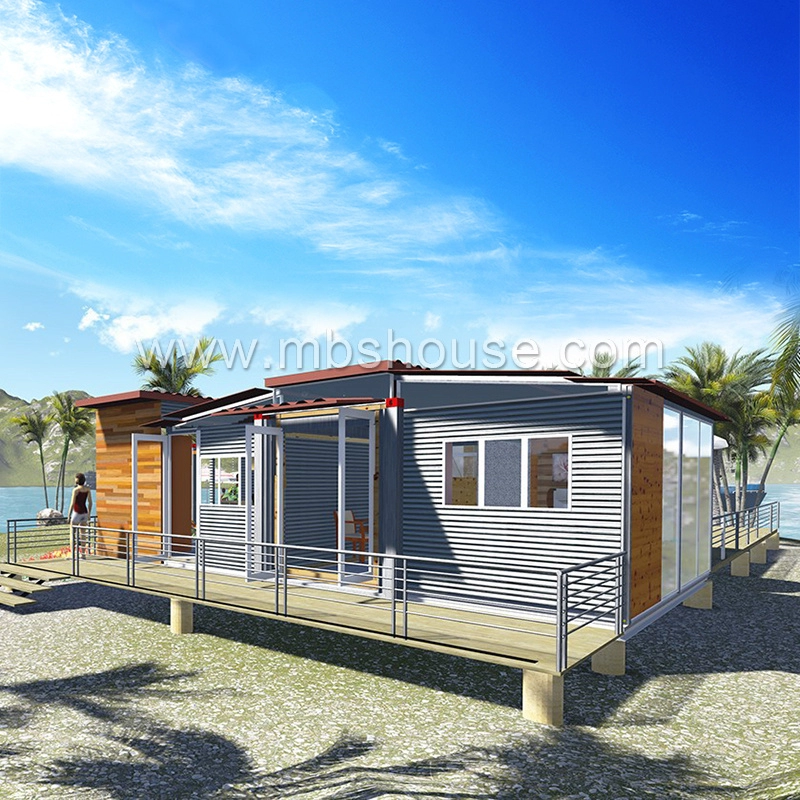 Conception de maison de conteneur vivant extensible modulaire de cabine de maison mobile économique