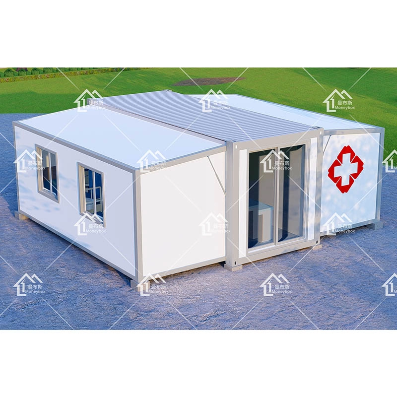 Chambre préfabriquée d'isolement d'hôpital de bâtiment de clinique de conteneur d'installation rapide