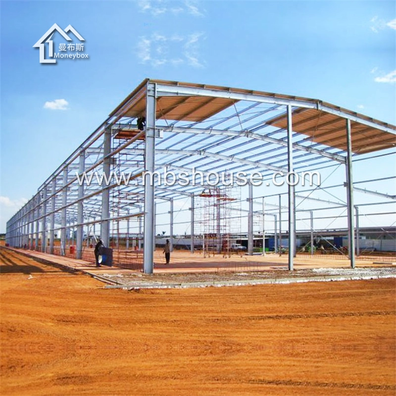 Bâtiment de structure en acier lourd préfabriqué personnalisé pour entrepôt