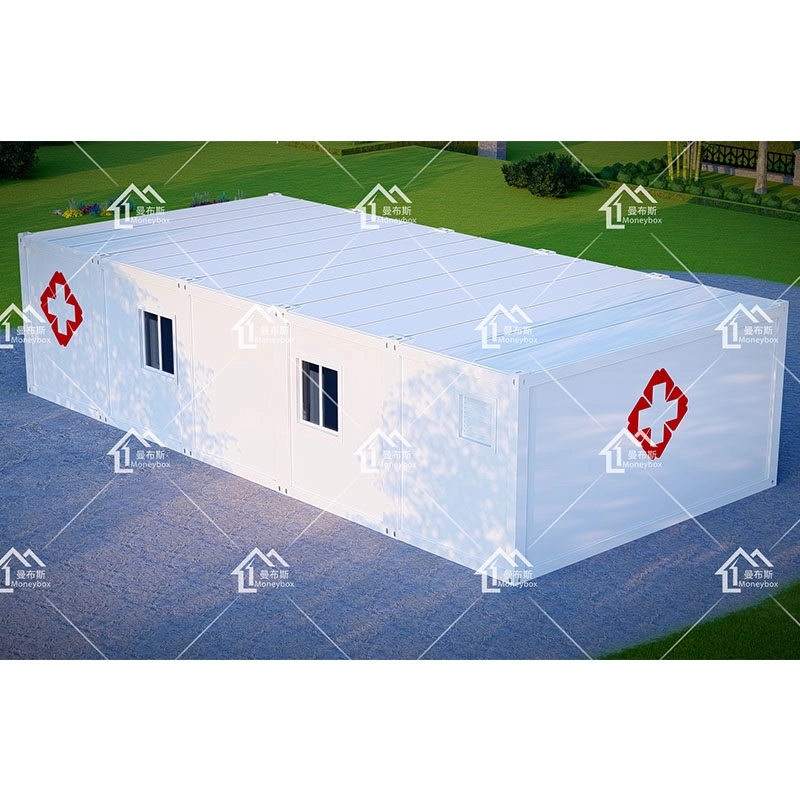 Maison de conteneur d'isolement d'hôpital de conteneur adaptée aux besoins du client moderne de construction rapide à vendre