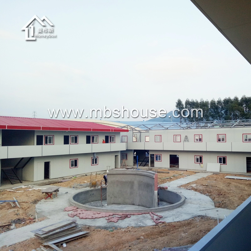 Conception de maison préfabriquée à ossature d'acier moderne de maisons prêtes à l'emploi fabriquées en Chine