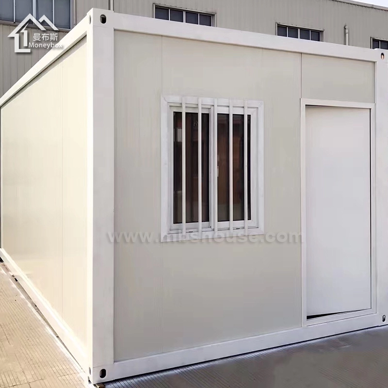 Maison de conteneur de paquet plat Maison de conteneur de 20 pieds avec balcon