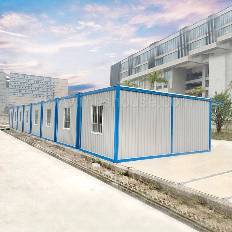 2019 Chine nouvelle conception de maisons de conteneurs préfabriquées durables en paquet plat