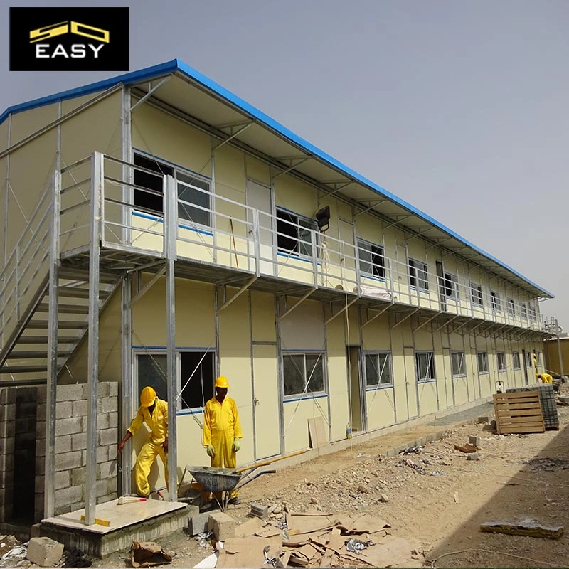 Maison K moderne de préfabrication en acier galvanisé pour les maisons du dortoir temporaire des enseignants