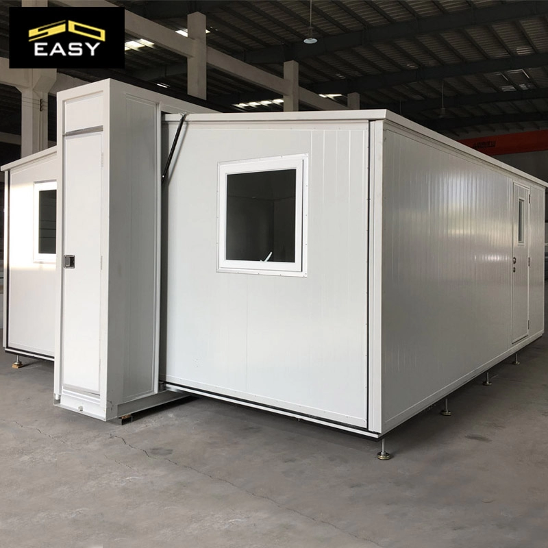 Maison de conteneur extensible modulaire facile à installer avec salle d'équipement