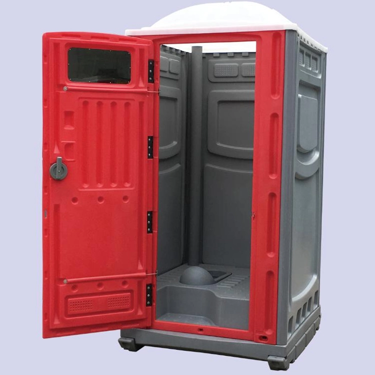 Toilettes portatives de conception moderne de luxe de construction en acier adaptée à l'environnement résistante aux ouragans