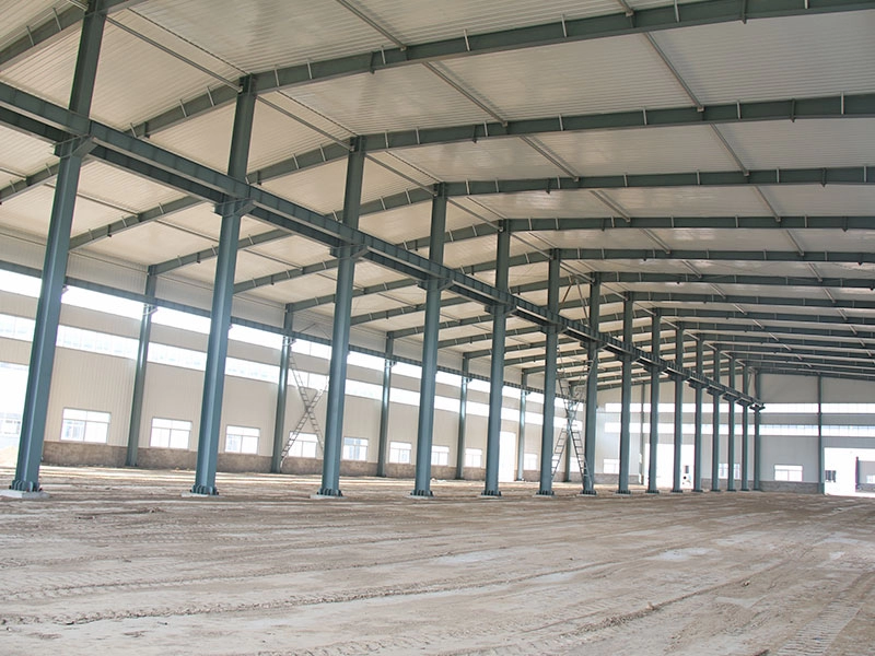 Bâtiments d'entrepôt de stockage à structure métallique légère préfabriquée