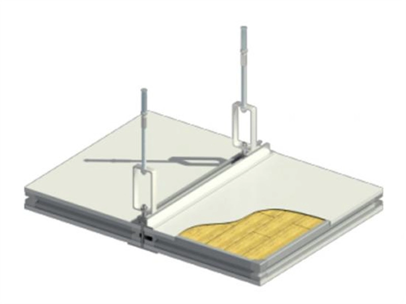 Plafond en acier I-Grid avec systèmes de panneaux sandwich pour salle blanche