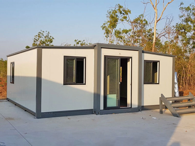Maisons mobiles préfabriquées pliables de 20 pieds avec deux chambres