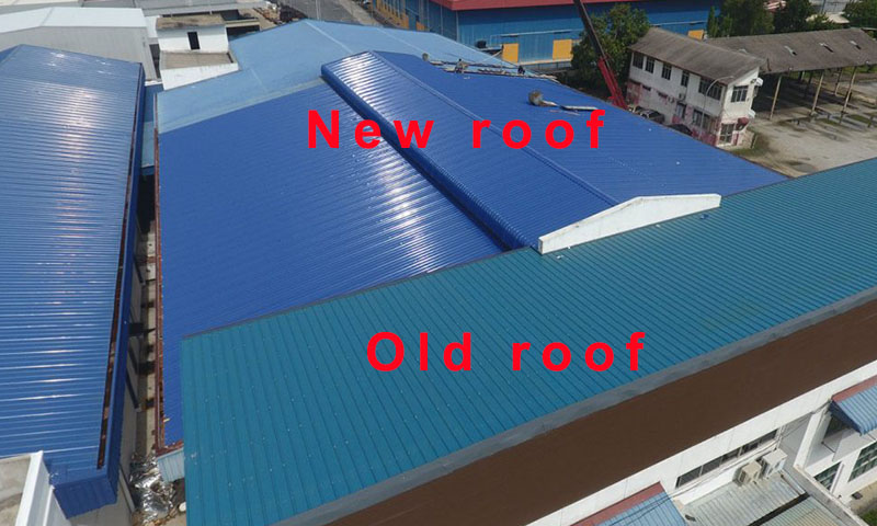Panneaux de toiture isolés pour rénovation de toiture