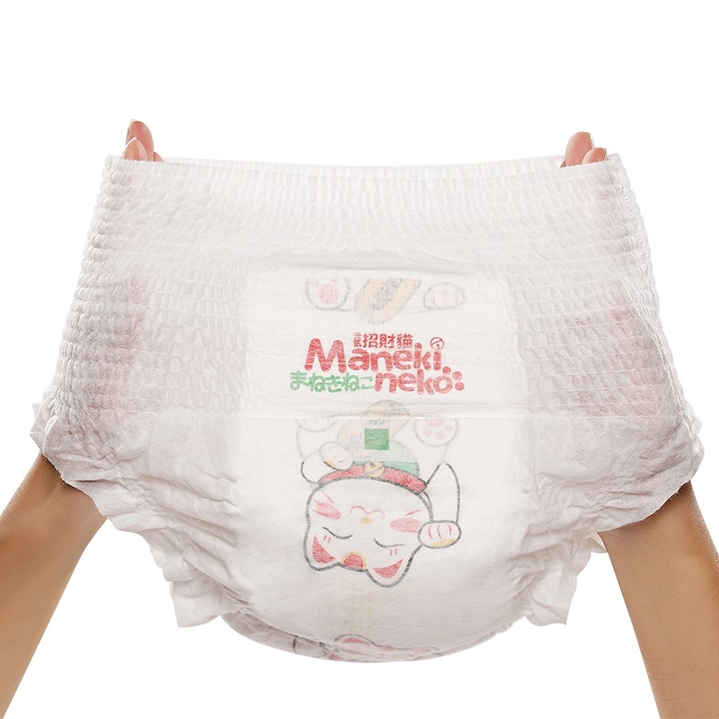 Manekineko couches jetables confortables à haute absorption pour bébé XL22 pièces
