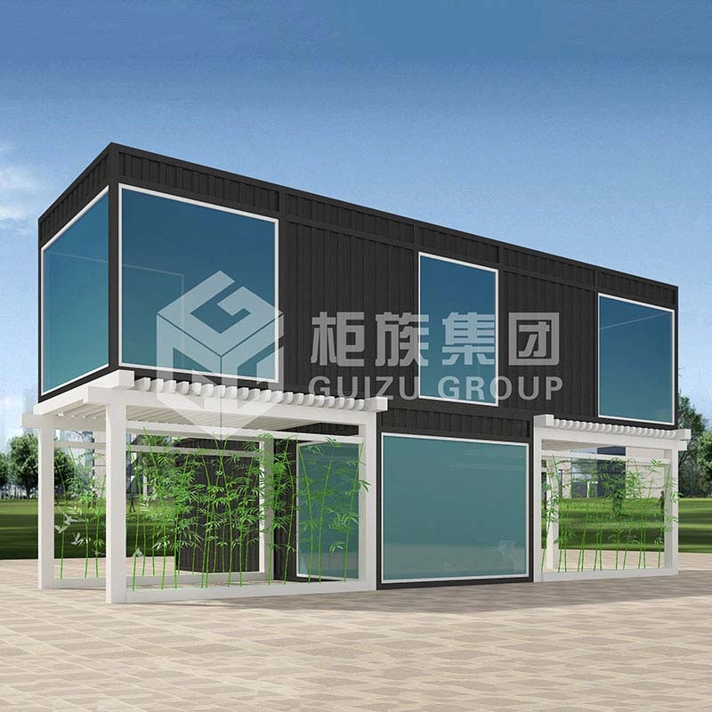 Studio de conteneurs à double couche d'approvisionnement d'usine en Chine préfabriqué SOHO