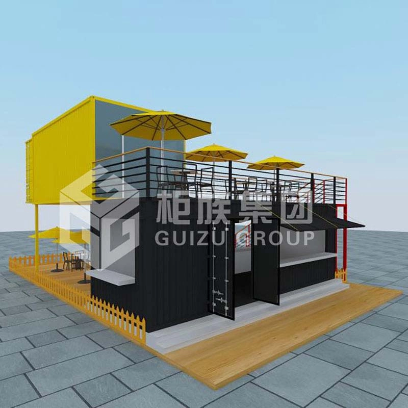 Restaurant de conteneurs d'expédition modulaires personnalisés à deux étages