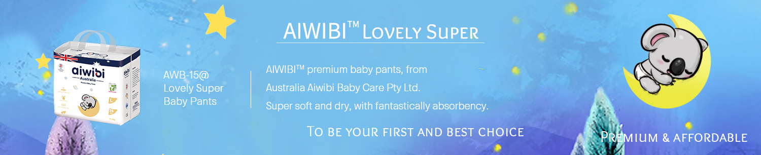 Tractions jetables pour bébé AIWIBI Premium avec capacité d'absorption superbe