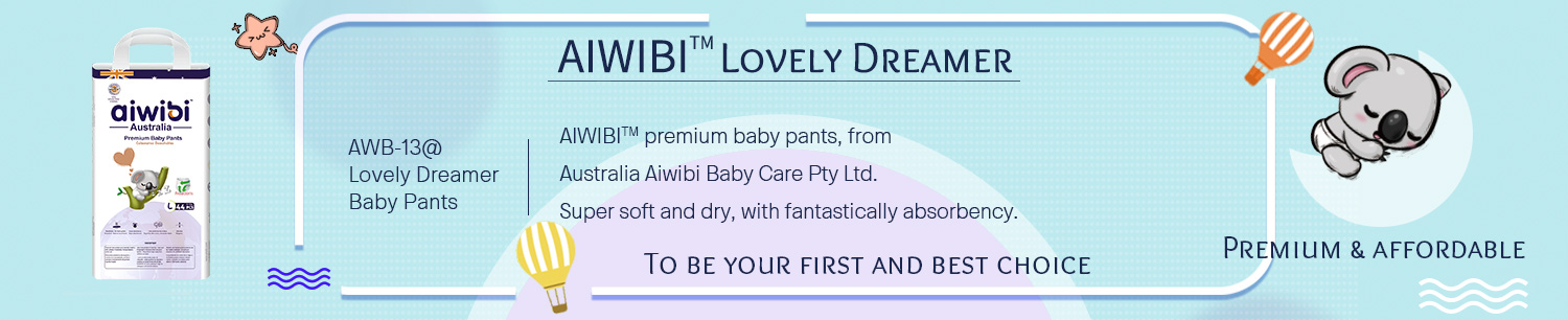 Pantalons jetables pour bébé AIWIBI Premium avec de superbes performances d'absorption pour rester au sec