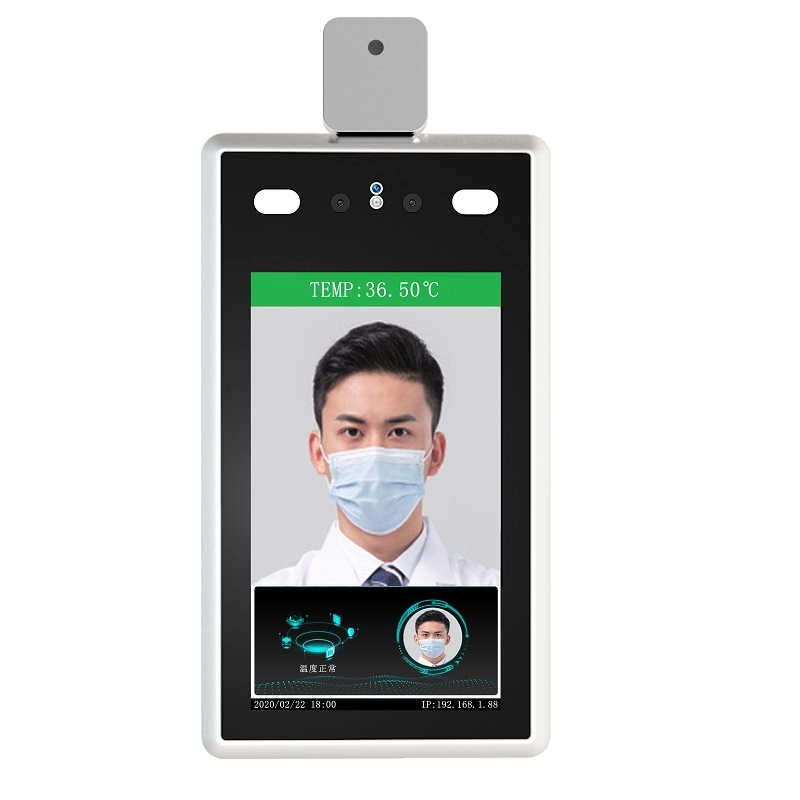 LD-FR2020-7 Caméra de reconnaissance faciale de système de contrôle d'accès de dépistage de la fièvre de 7 pouces