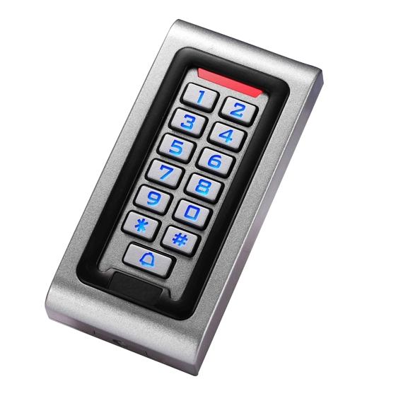 Lecteur de contrôle d'accès tactile RFID, clavier étanche extérieur en métal