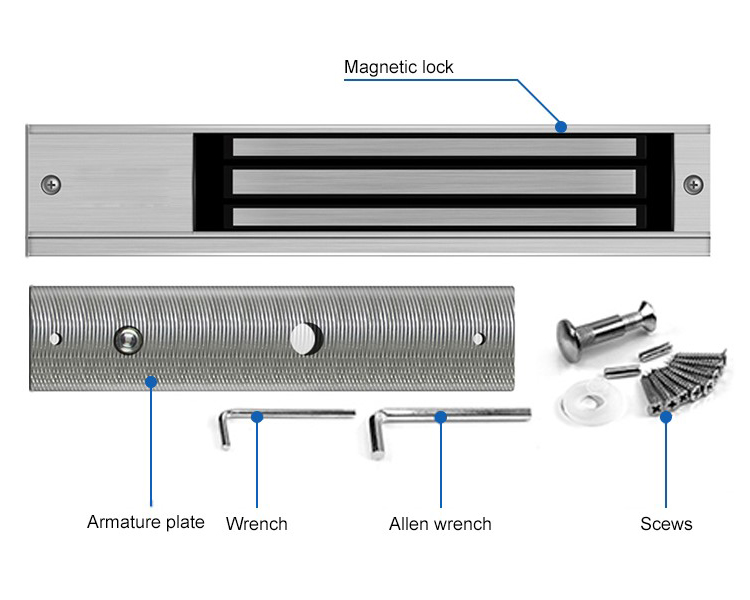 serrure magnétique électrique pour portail battant