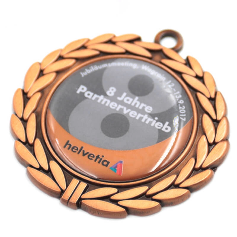 Médaille dôme époxy personnalisation prix usine