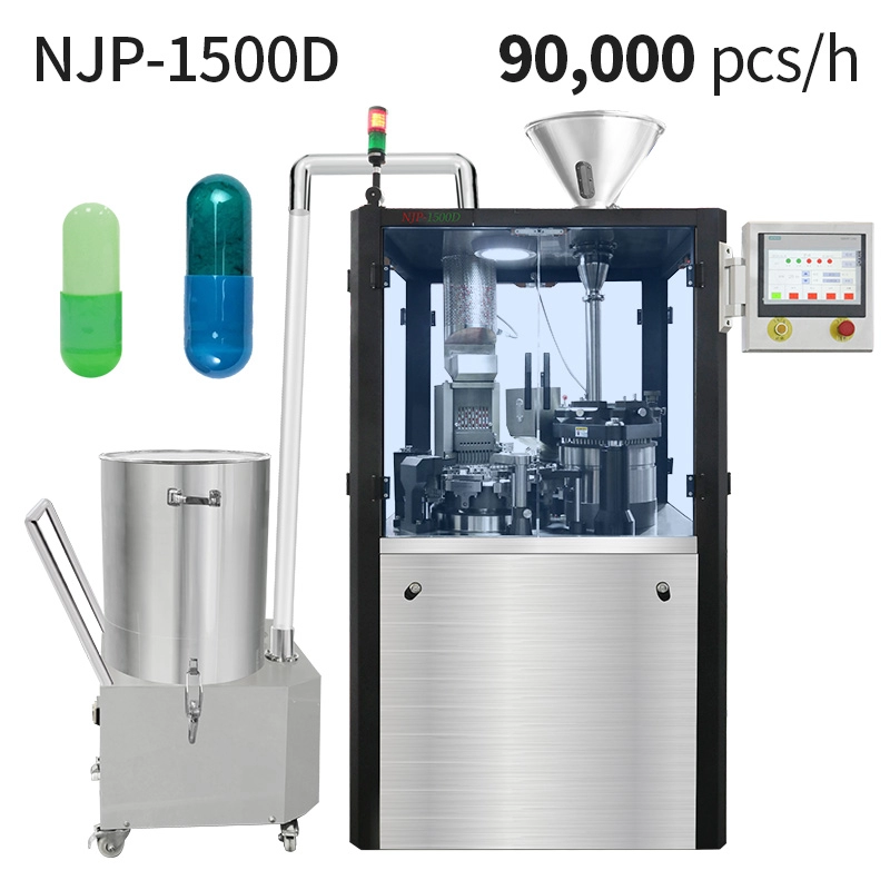 Machine de remplissage automatique de capsules de remplissage de capsules NJP 1500D