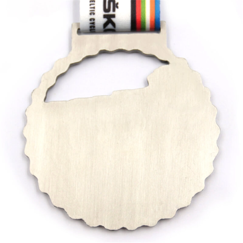 Fabricant personnalisé de médailles de cyclisme en anneau métallique