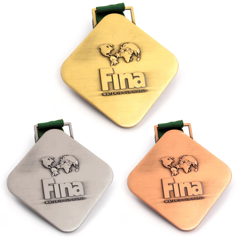 Fabricant de médailles de récompense en or, argent et bronze personnalisées