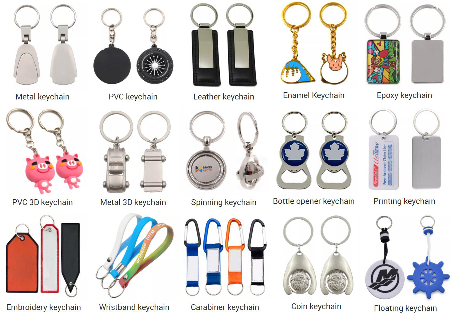 porte-clés porte-clés logo personnalisé