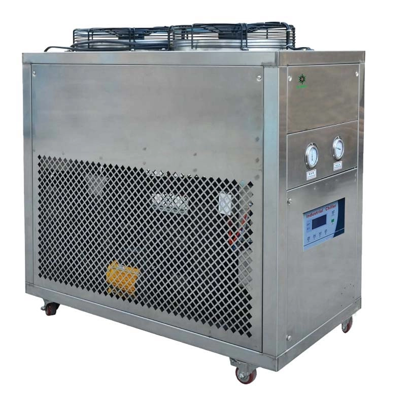 Refroidisseur d'eau refroidi par air en acier inoxydable 5HP