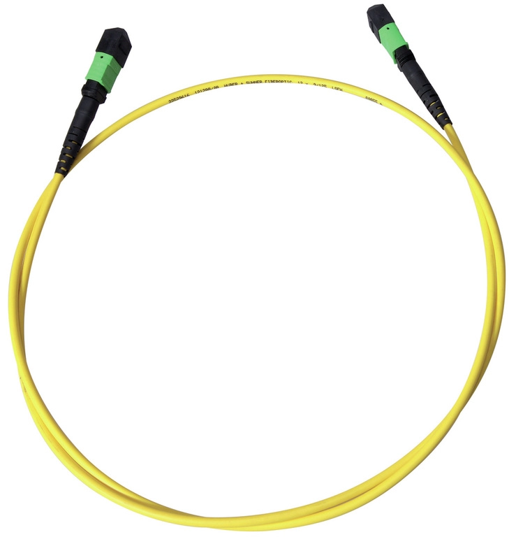 Câble à fibre optique monomode 8 fibres MPO (mâle) -MPO (mâle) 9/125um